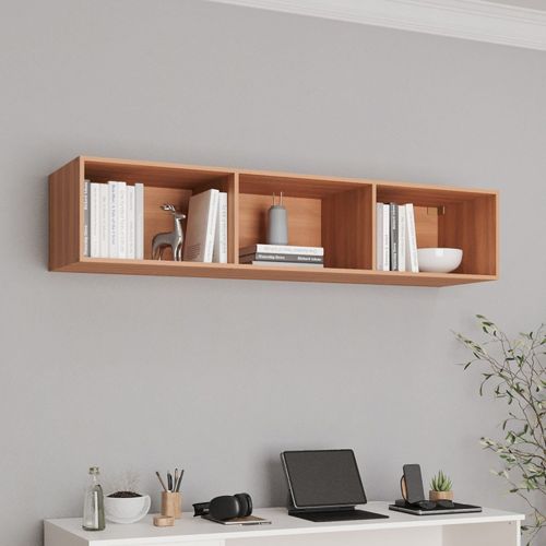 Módulo Nicho Triplo Modulado Hera CabeCasa MadeiraOriginals Louro