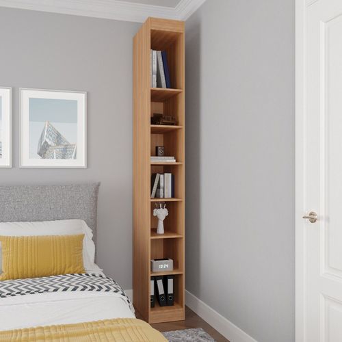 Estante Nicho Vertical Planejado 240CMX30CM Hera CabeCasa MadeiraOriginals Marrom/Louro Louro