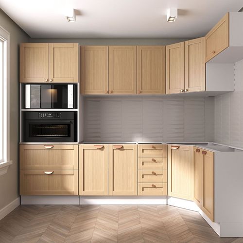 Cozinha Modulada 7 Peças sem Tampo 1 Torre 3 Aéreos 3 Balcões Arizona CabeCasa MadeiraOriginals Figueira
