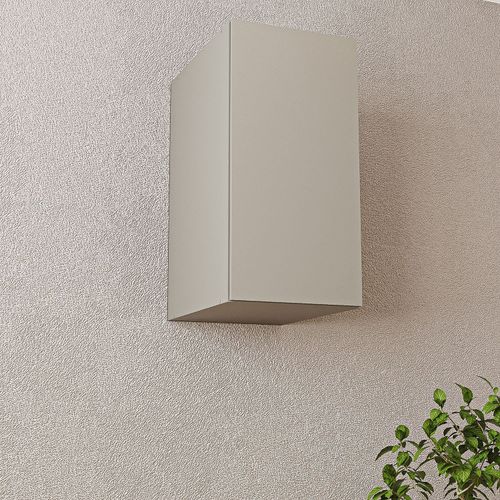 Ponte para Mesa de Cabeceira com Prateleira Jade CabeCasa MadeiraOriginals Cinza Urbano