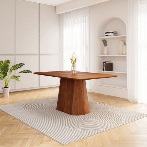 Mesa de Jantar Retangular 160cm Baobá CabeCasa MadeiraOriginals Cinamomo Canela