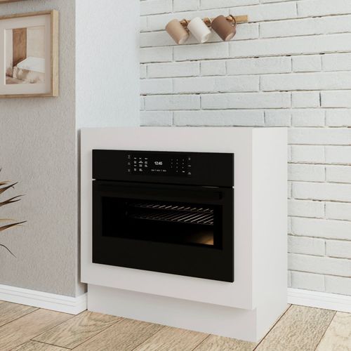 Balcão Forno de Embutir sem Tampo com Rodapé Ipanema CabeCasa MadeiraOriginals Branco
