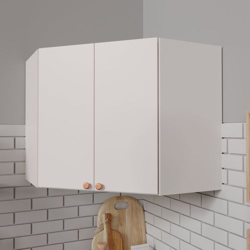 Aéreo de Canto Oblíquo Arizona CabeCasa MadeiraOriginals Branco/Cobre Branco/Cobre