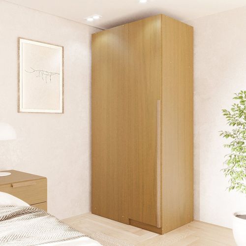 Módulo de Canto Linear 1 Porta Jade CabeCasa MadeiraOriginals Avelã