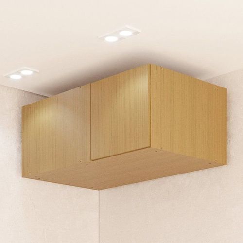 Ponte Canto Linear Modular 96cm 1 Porta Jade CabeCasa MadeiraOriginals Avelã