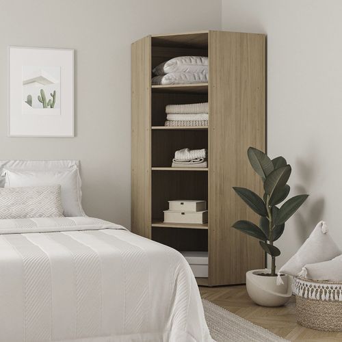 Estante Canto Oblíquo 180cm Módulo Frame CabeCasa MadeiraOriginals Acácia