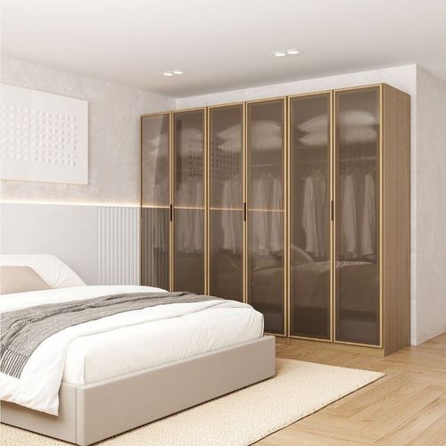 Guarda-roupa Modulado 3 Peças 6 Portas Jade CabeCasa MadeiraOriginals Avelã