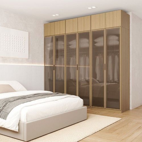 Guarda-roupa Modulado 6 Peças 12 Portas Jade CabeCasa MadeiraOriginals Avelã