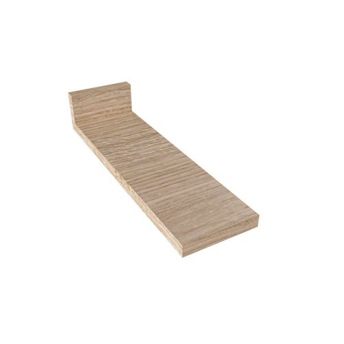 Tampo amadeirado para o balcão porta-tempero de 20 cm