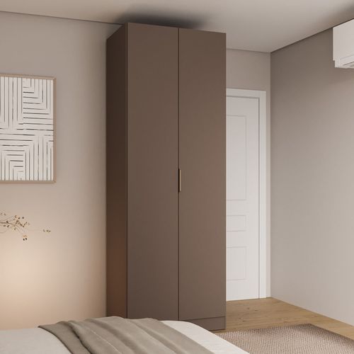 Sapateira Modulada 100% Mdf 2 Portas Orion Cabecasa Madeiraoriginals Mocha