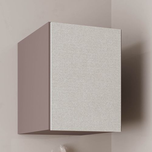 Ponte Mesa de Cabeceira 100% Mdf 1 Porta Orion CabeCasa MadeiraOriginals Mocha/Linho