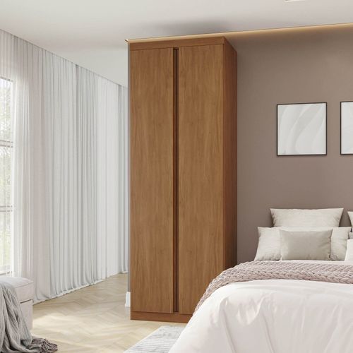 Guarda-Roupa Modulado 2 Portas e Gaveteiro Arani CabeCasa MadeiraOriginals Cinamomo