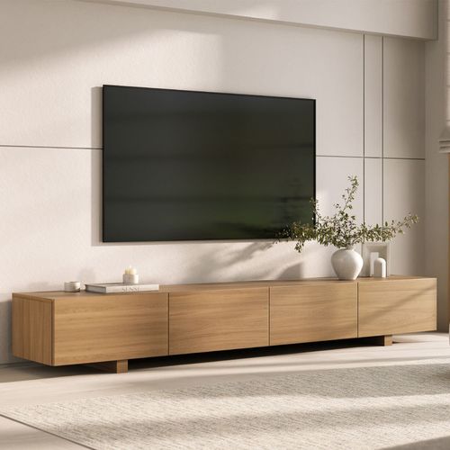 Rack para TV até 75 Polegadas 180cm Aruá CabeCasa MadeiraOriginals Jatoba