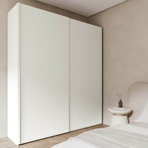 Guarda Roupa Modulado 100% MDF 2 Portas de Correr Orion CabeCasa MadeiraOriginals Aveia/Linho