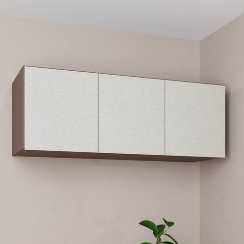 Ponte Modular Casal 100% MDF 3 Portas Orion CabeCasa MadeiraOriginals Mocha/Linho