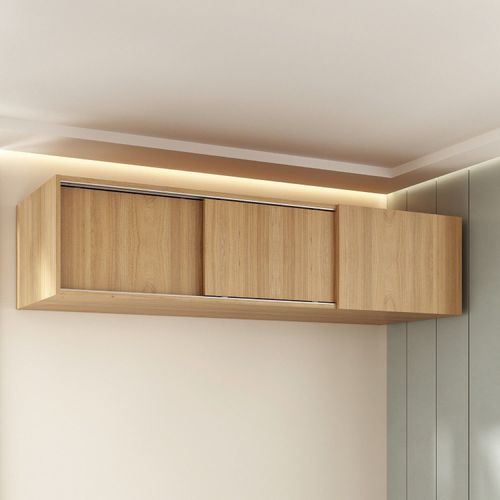 Ponte Canto Linear Modular 2 Portas de Correr Jade CabeCasa MadeiraOriginals Avelã