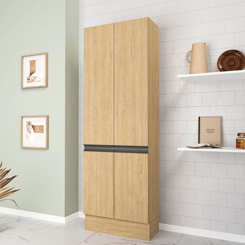 Paneleiro 4 Portas 70cm Nara CabeCasa MadeiraOriginals Avena