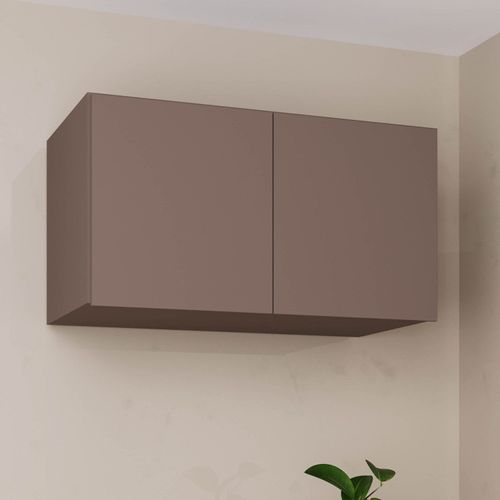 Módulo Ponte Solteiro para Guarda Roupa 100% Mdf 2 Portas Orion Cabecasa Madeiraoriginals Mocha