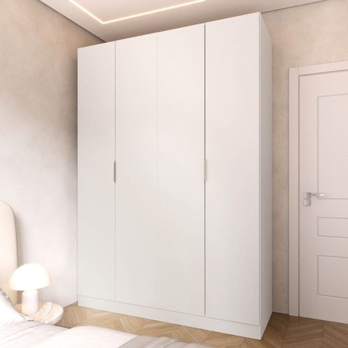 Guarda Roupa Modulado 100% Mdf 4 Portas Orion Cabecasa Madeiraoriginals Aveia