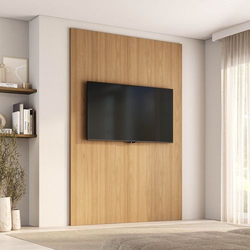 Painel para TV até 65 Polegadas 160cmx230cm Liso Aruá CabeCasa MadeiraOriginals Marrom Jatobá Jatoba
