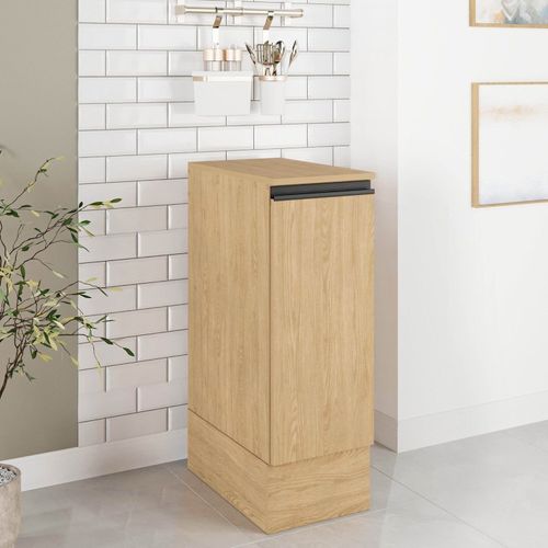 Balcão 1 Porta 30cm com Tampo Nara CabeCasa MadeiraOriginals Avena