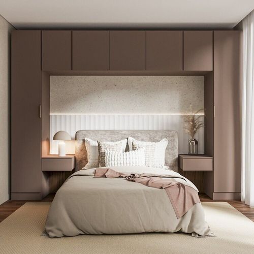 Guarda-roupa Modulado 7 Peças com 7 Portas Orion CabeCasa MadeiraOriginals Mocha