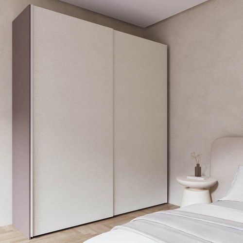Guarda Roupa Modulado 100% MDF 2 Portas de Correr Orion CabeCasa MadeiraOriginals Mocha/Linho