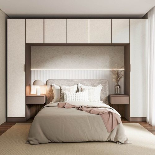 Guarda-roupa Modulado 7 Peças com 7 Portas Orion CabeCasa MadeiraOriginals Mocha/Linho