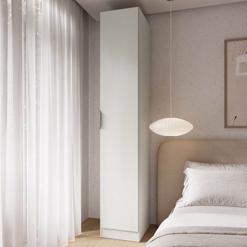 Guarda Roupa Planejado 100% MDF 1 Porta Orion CabeCasa MadeiraOriginals Bege Aveia