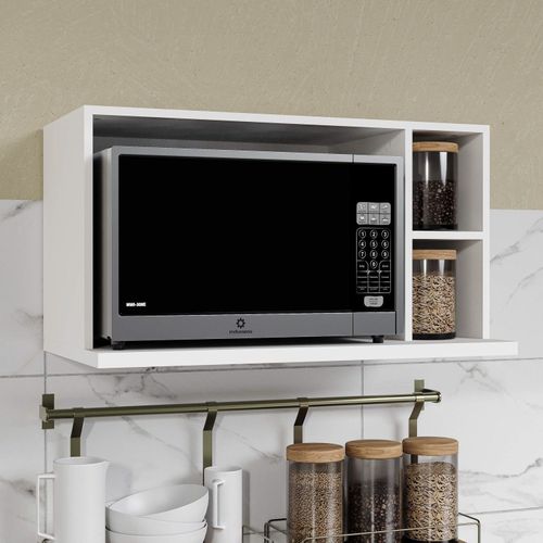 Nicho Microondas Ipanema CabeCasa MadeiraOriginals Branco