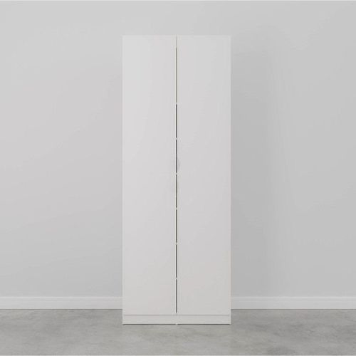 Sapateira Planejada 2 Portas Hera CabeCasa MadeiraOriginals Branco/Algodão/Cinza Algodão/Cinza