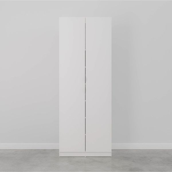 Sapateira Modular 2 Portas Hera CabeCasa MadeiraOriginals Branco Geada/Cinza