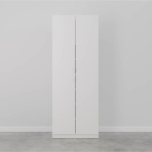 Sapateira Modular 2 Portas Hera CabeCasa MadeiraOriginals Branco Geada/Cinza