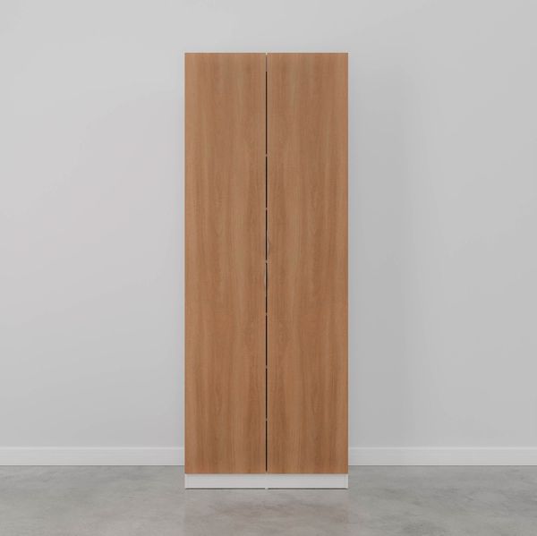 Sapateira Modular 2 Portas Hera CabeCasa MadeiraOriginals Branco Geada/Louro/Cinza
