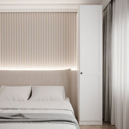 Guarda Roupa Modulado 1 Porta Americana Direita 6 Prateleiras Hera Cabecasa Madeiramadeira Branco Geada