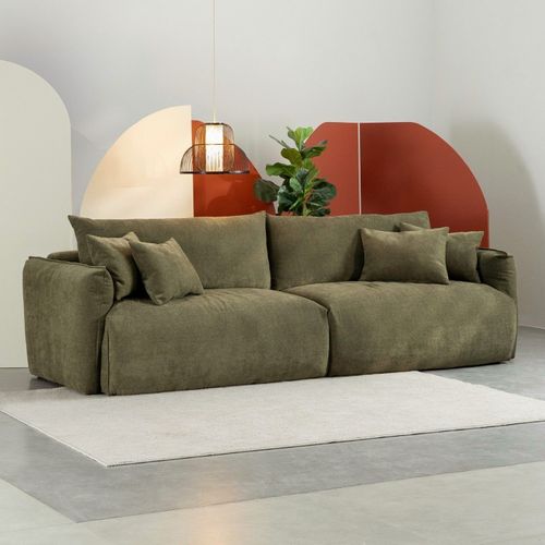 Sofá 2 Lugares 280cm Comfy CabeCasa MadeiraOriginals Verde Verde