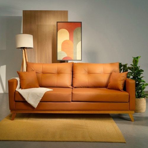 Sofá 2 Lugares 180cm Soul CabeCasa MadeiraOriginals Cobre Caramelo Caramelo