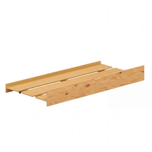 Cama Auxiliar com Frente em Madeira Maciça Magna Kids Casatema Marrom/Mel Mel