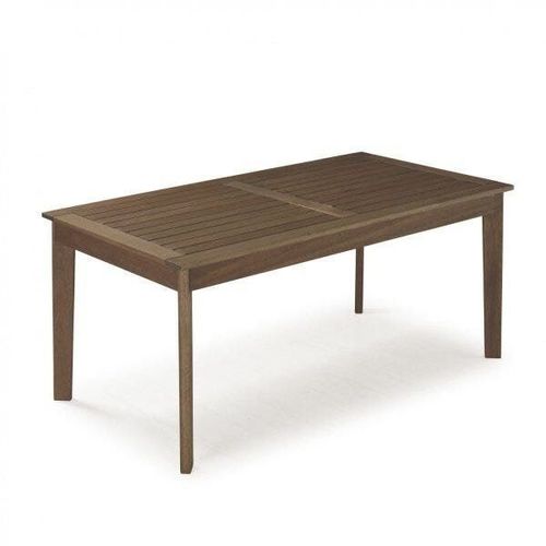 Mesa em Madeira Maciça Retangular 86x160cm Primavera Marrom Stain Castanho