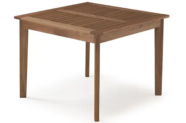 Mesa Quadrada 900 Primavera Stain Castanho