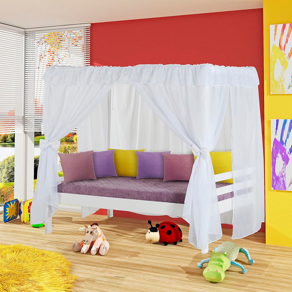Cama Infantil Prime Com Dossel Mosquiteiro Prote O Completa Cama Infantil Prime Com Dossel Mosquiteiro Prote O Completa