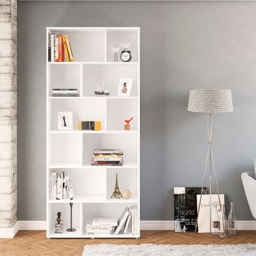 Estante Livreiro Xangai com 12 Nichos - Branco