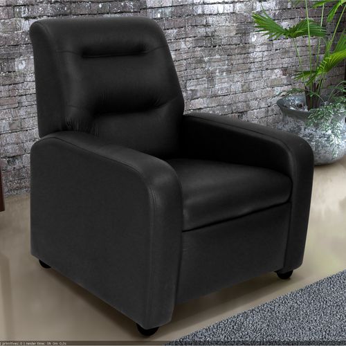 Poltrona Reclinável Classic 2 Posições Corano - Preto