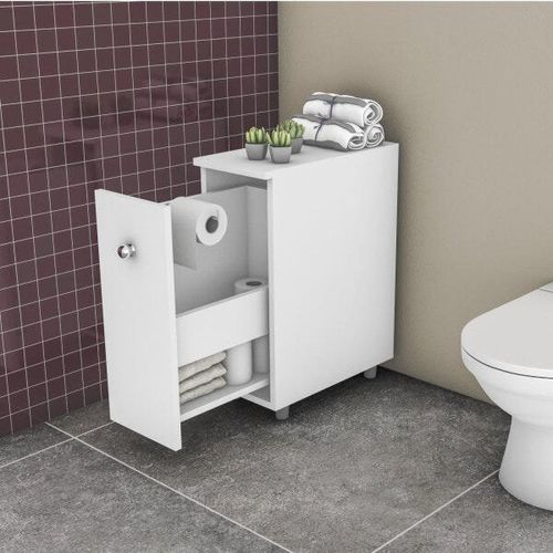 Balcão para Banheiro 1 Porta - Branco