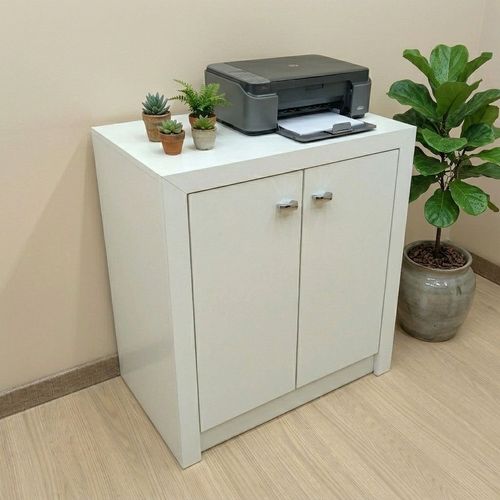 Balcão para Escritório 60cm com 2 Portas e 1 Prateleira ME4103 Branco