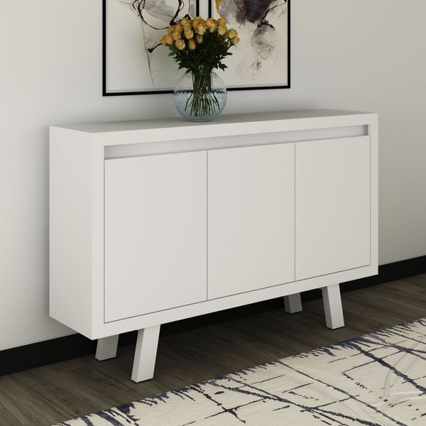 Balcão de Escritório 3 Portas Me4120 Branco