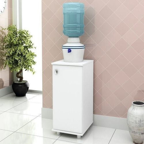 Balcão Multiuso com 1 Porta e Espaço para Bebedouro - Branco