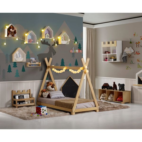 Mini Cama Montessoriano Soninho - Natural - Casatema