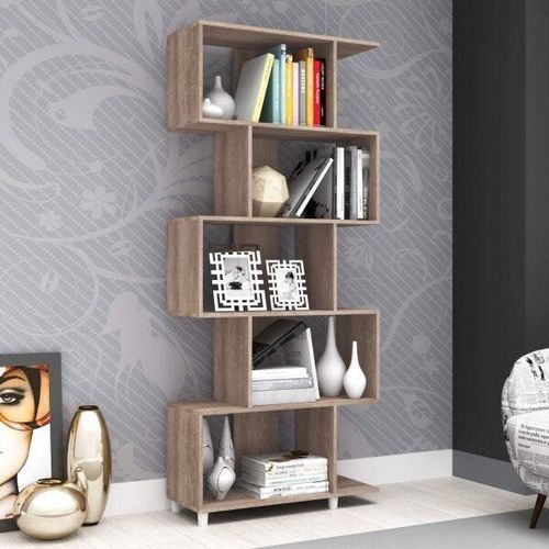 Estante Regular 5 Nichos - Rústico