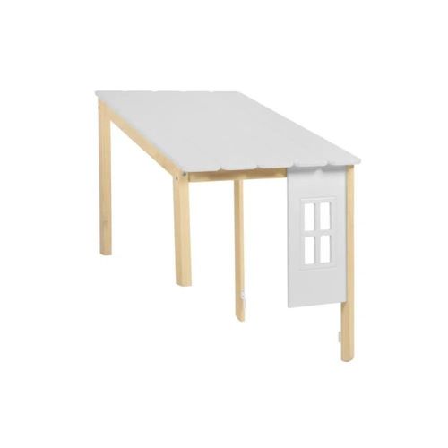 Kit Telhado II com Janelinha Casatema Natural/Branco